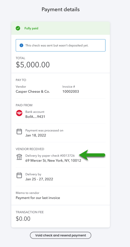 How do I find the check number of a payment? – QuickBooks Bill Pay